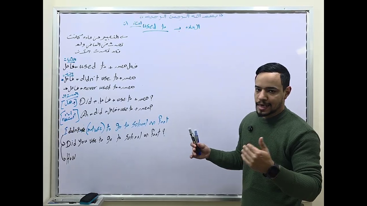 تالته اعدادي_الوحده السابعه(قاعده العاده ب used to) Prep3_Unit7(habit with used to)#enjoy #Mr_Dizel 