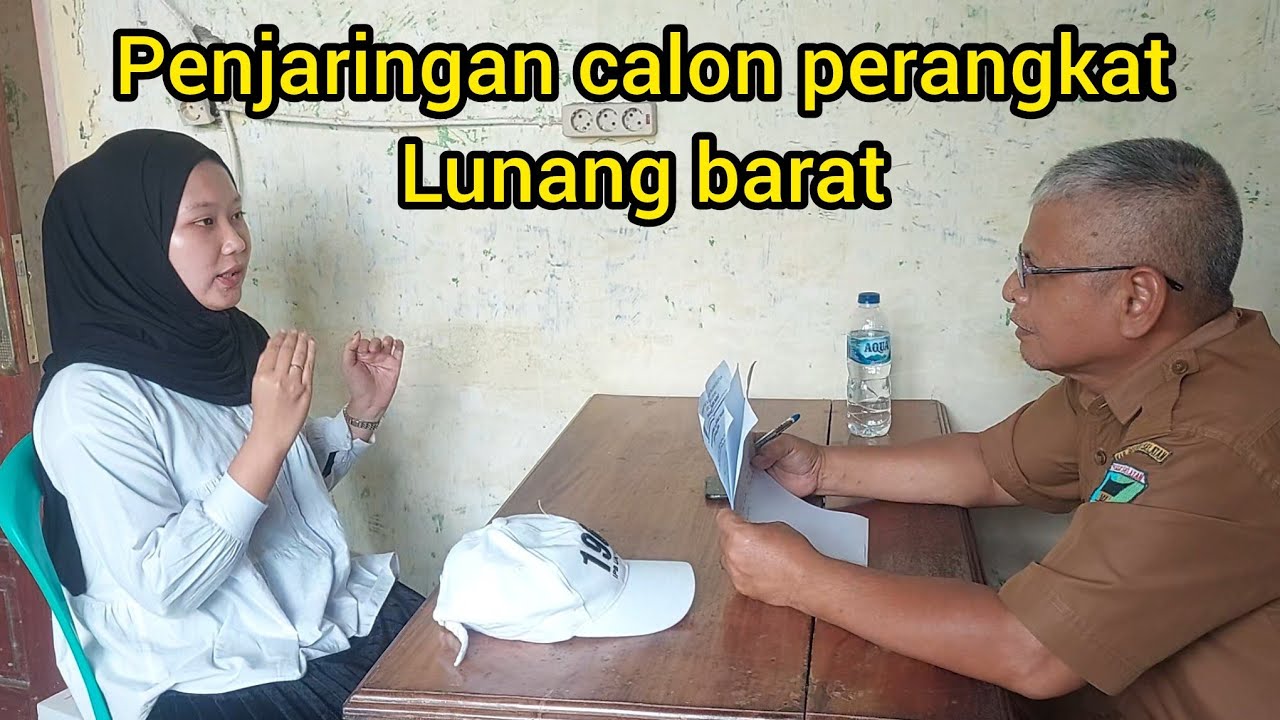 Penjaringan calon Perangkat nagari lunang barat
