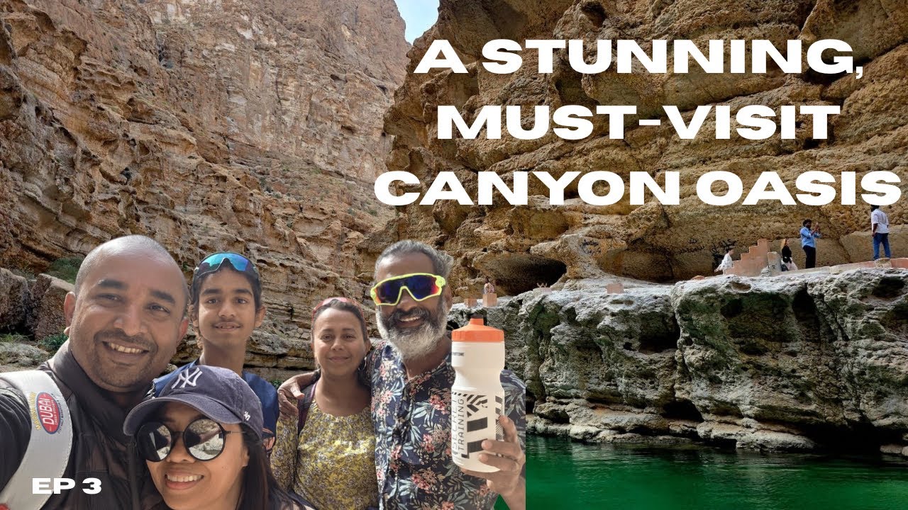Stunning Views at Wadi Al Shab | Refreshing Swim in Cool Mountain Water