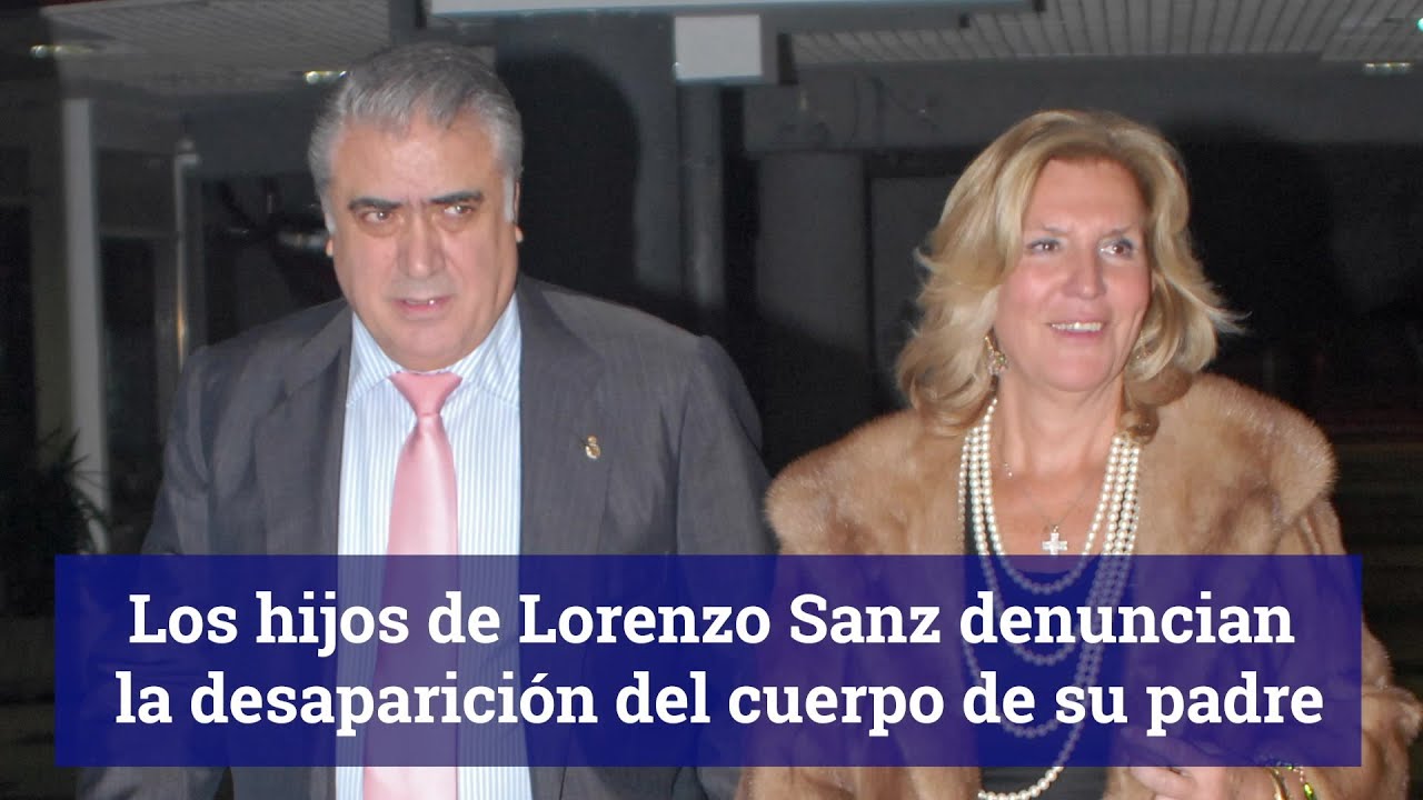 Los hijos de Lorenzo Sanz denuncian la desaparición del cuerpo de su padre