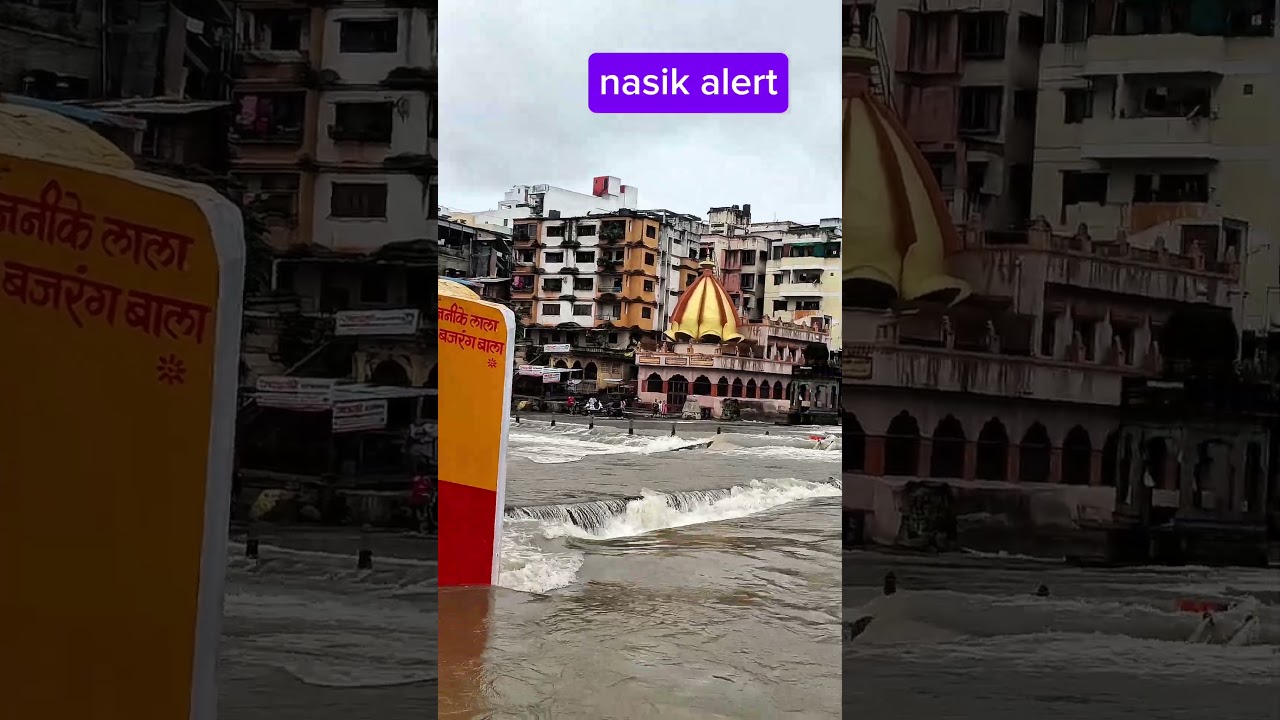 flood alert 🚨 #viral #nashik #godawari #flood