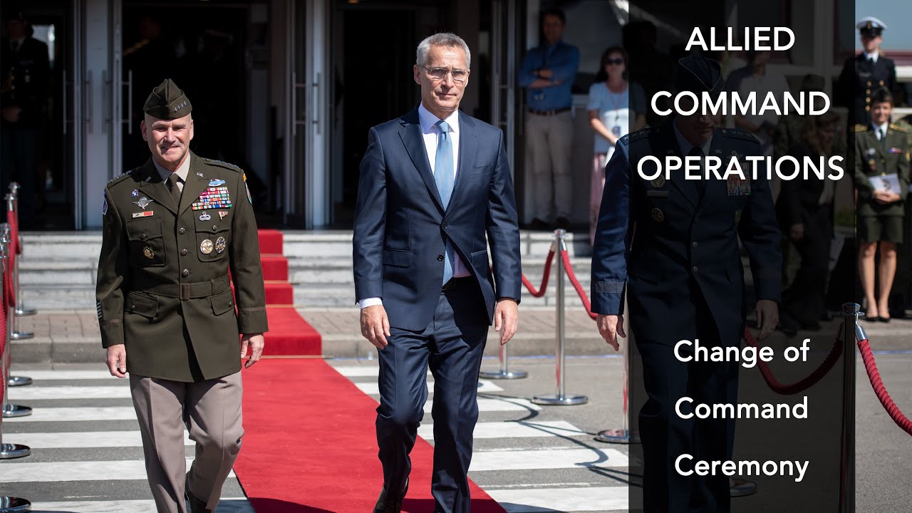 Allied Command Operations Change of Command Ceremony