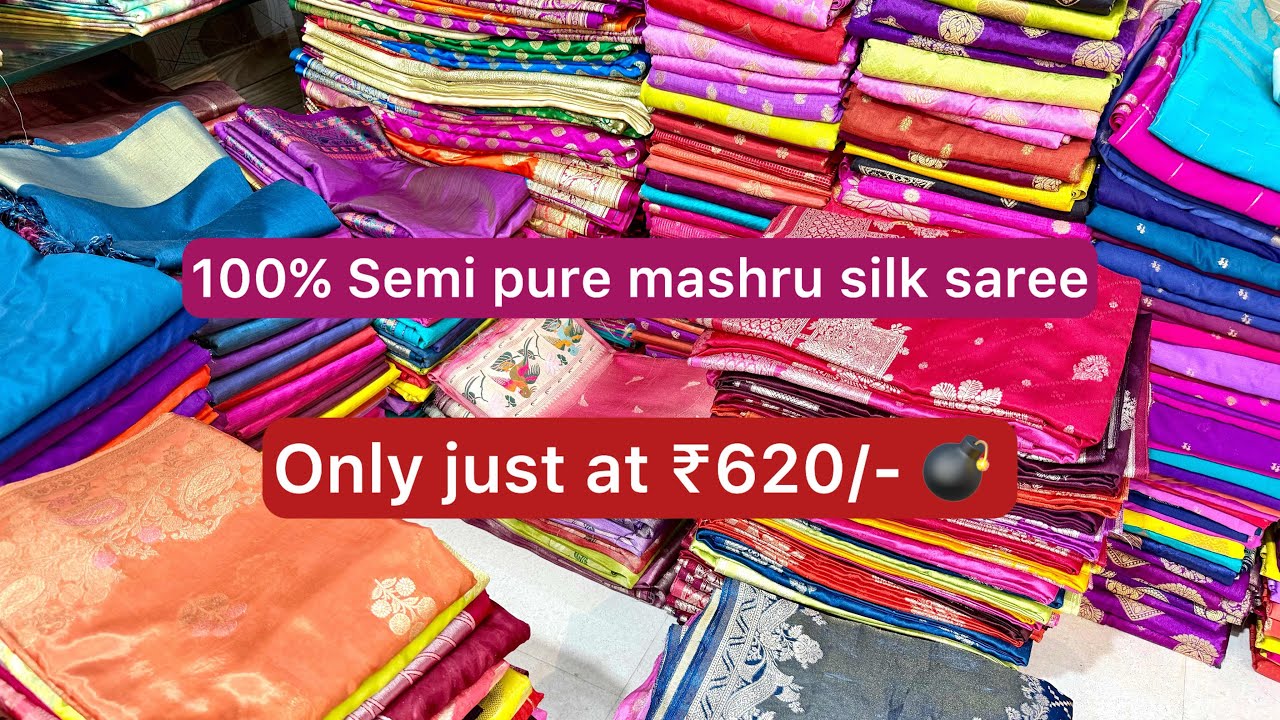 #salealert🔔100% #pure #semi #mashrusilk #banarasi  #saree #malaisilk #wholesalerate #onlineshopping 