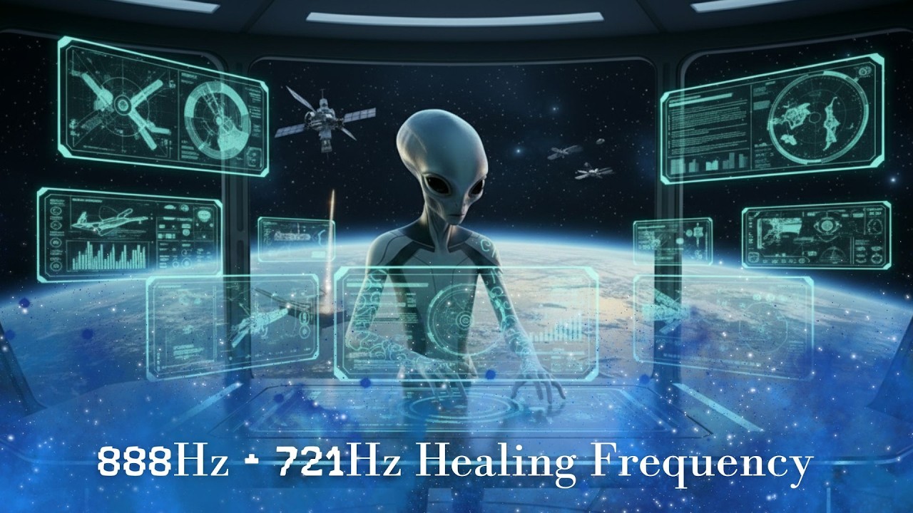 5D Awakening Music 🌌 888Hz + 721Hz Healing Frequency | Deep Spirit Activation Vocal Ambience