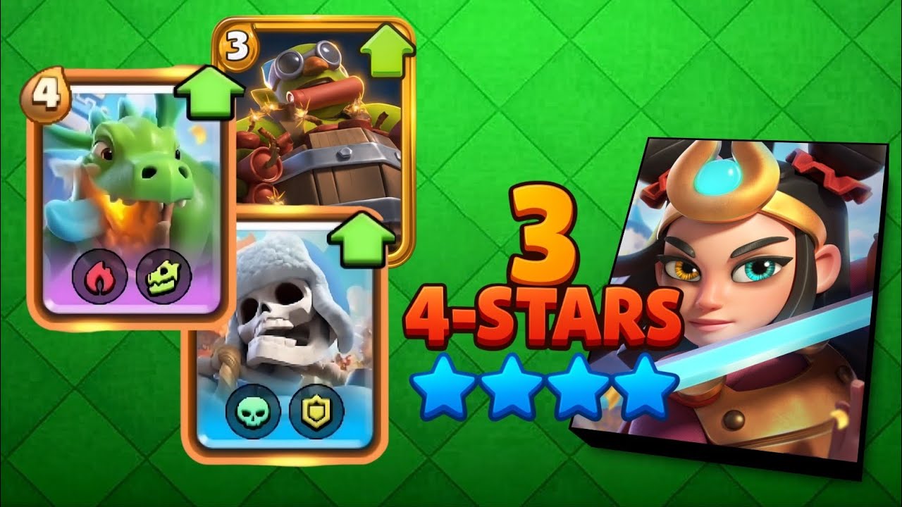 4 Star Baby Dragon, 4 Star Giant Skeleton & 4 Star Demolisher in one game | Merge Tactics | Clash R