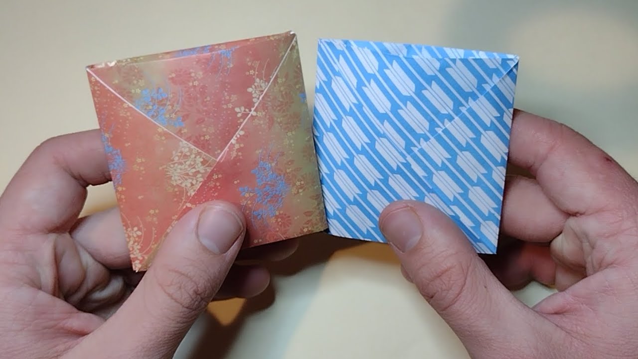 Origami paper pocket | How to make a simple origami pocket