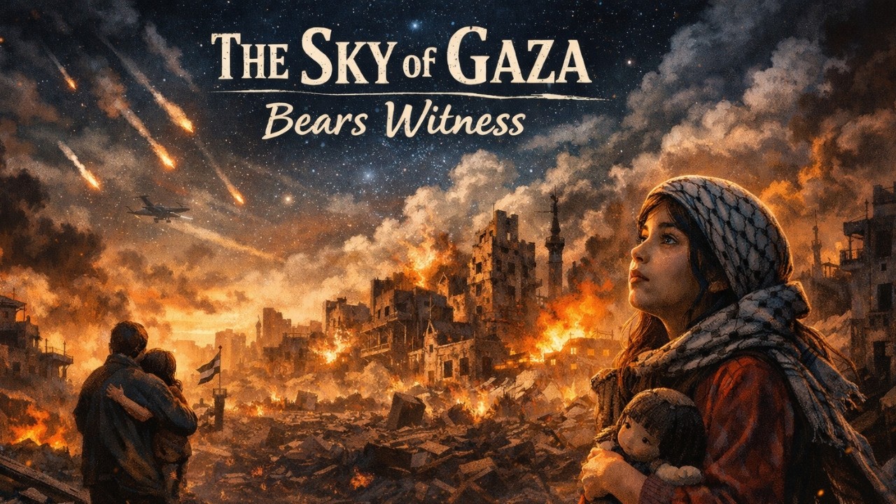 The Sky of Gaza Bears Witness | A Song the World Must Hear #viral #freepalestine #palestine