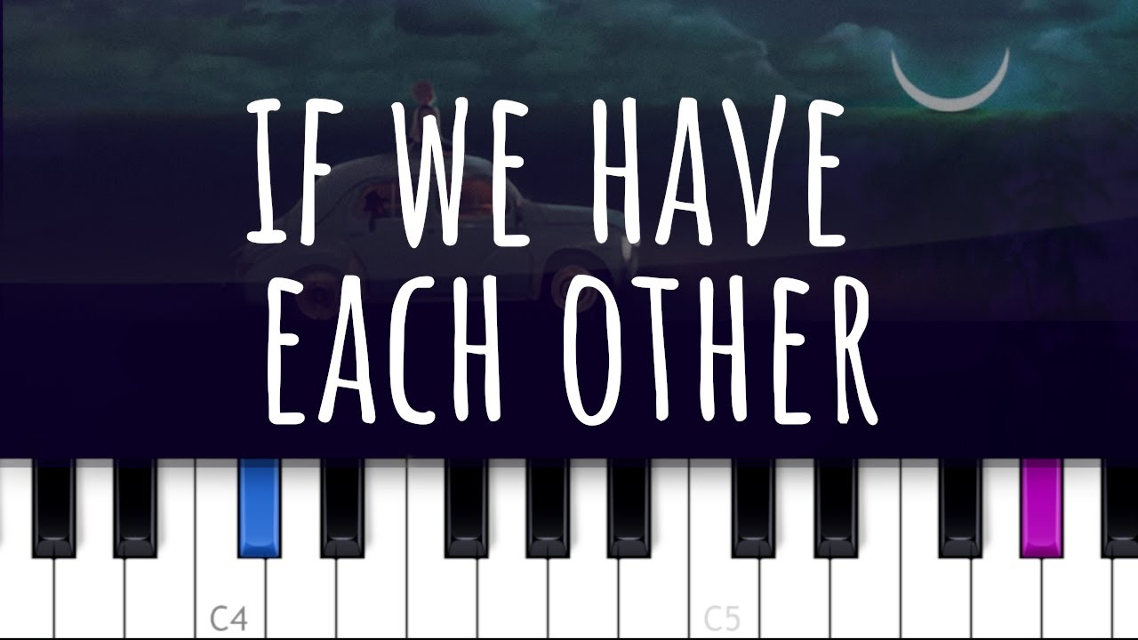 If We Have Each Other ~ Alec Benjamin (piano tutorial)
