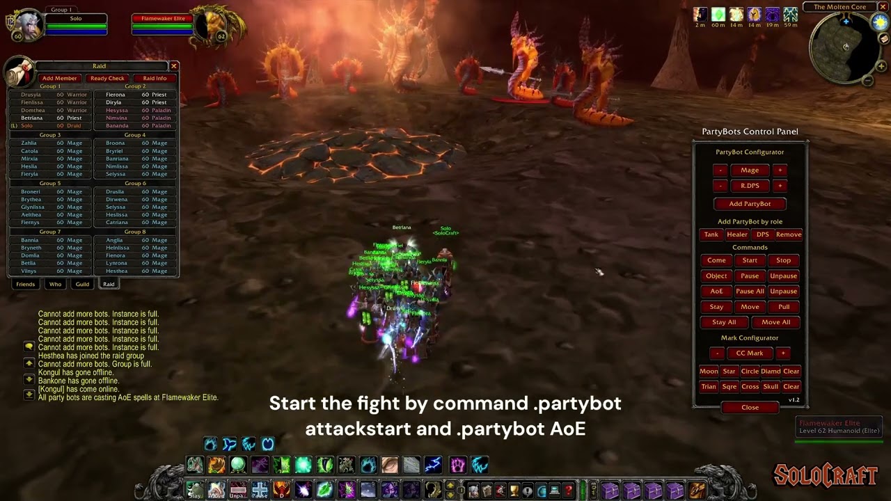 SoloCraft.org - Majordomo Executus Solo Kill