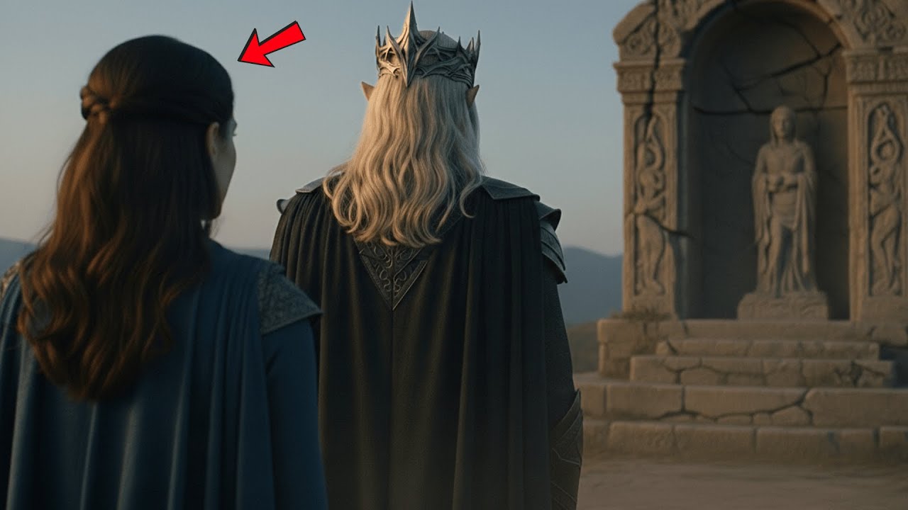 The Elven King Stood Before the Forgotten Shrine — Until She Spoke Behind Him
