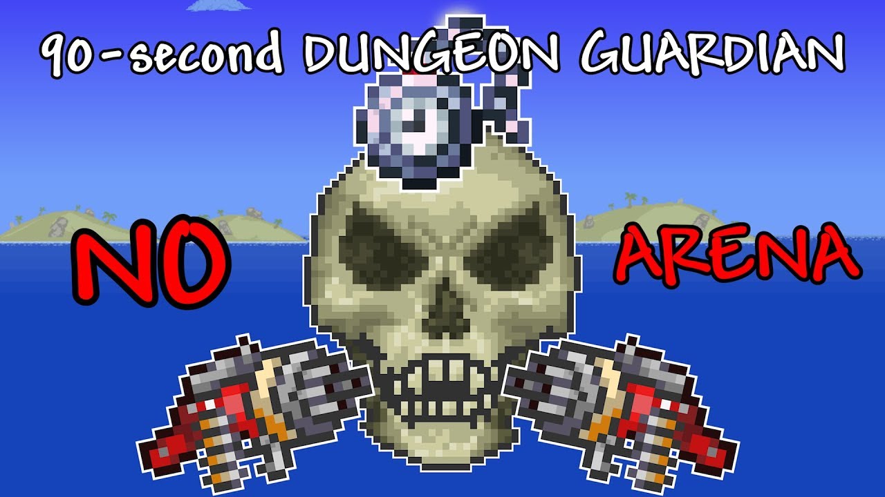 Dungeon Guardian- 90 seconds method (No arena, Get Bone Key!)