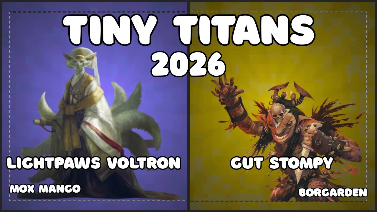 Tiny Titans Round 1, Game 1, Borgarden vs MoxMango