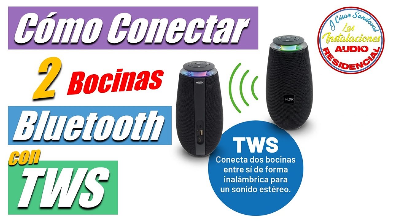 Como conectar 2 bocinas por vía bluetooth con TWS P2, ¿ Que es TWS ? - como funciona tws - tws