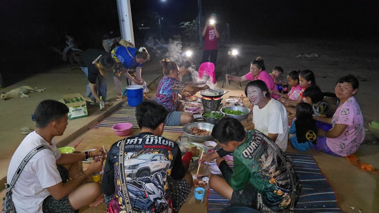 หมูกระทะหรรษา..บ้านสีเขียวอบอุ่นที่สุด🥰🥰หรือวุ่นวายสู...