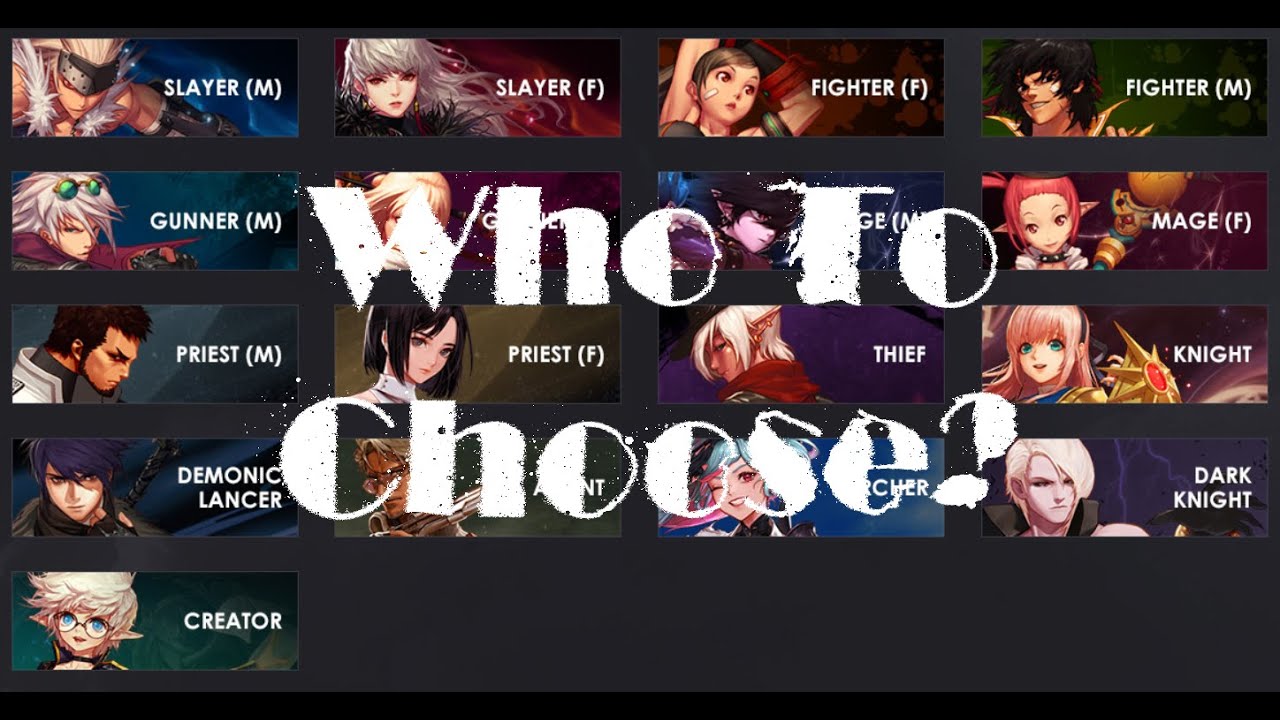 【Dungeon & Fighter (DNF/DFO)】Beginners: Who Should You Play?