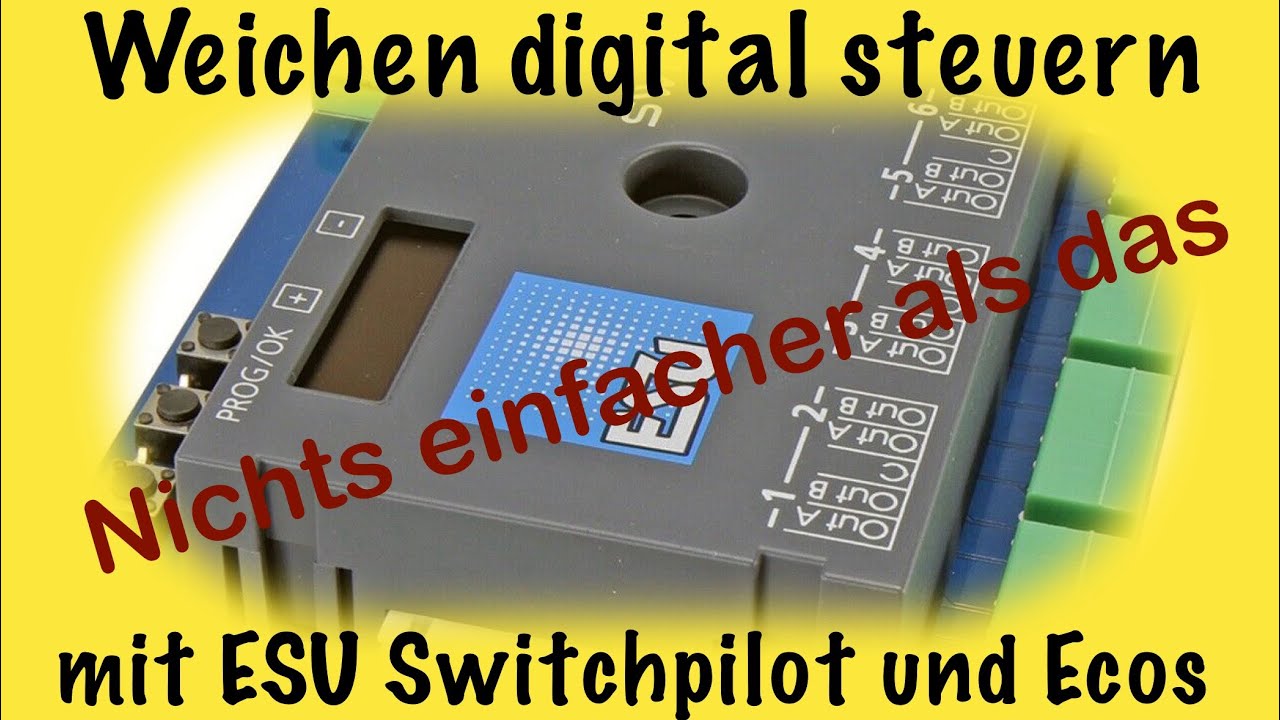 Digitale Weichensteuerung und Baufortschritte an der Multideckanlage