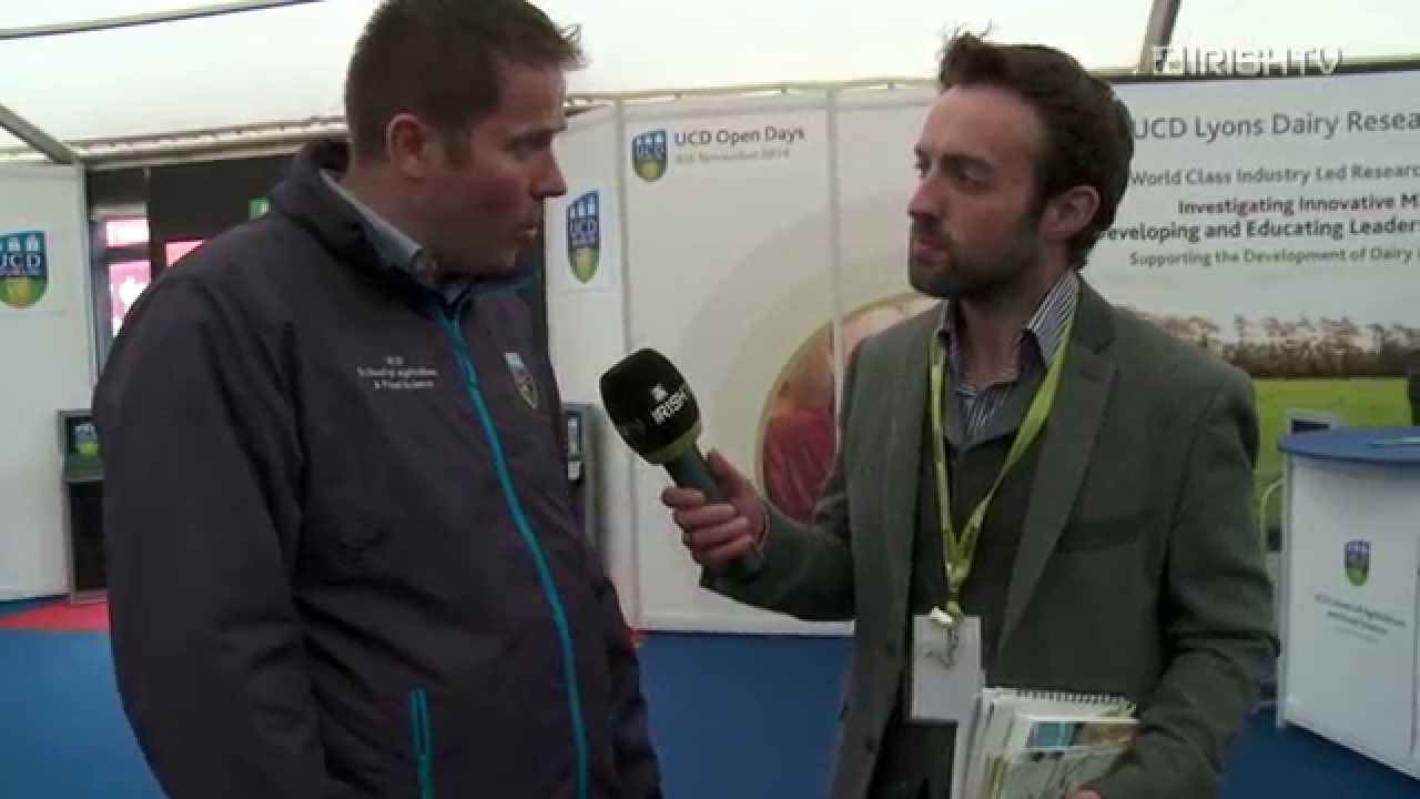 Irish TV interviews Damien Dempsey, UCD School of Agriculture & Food Science