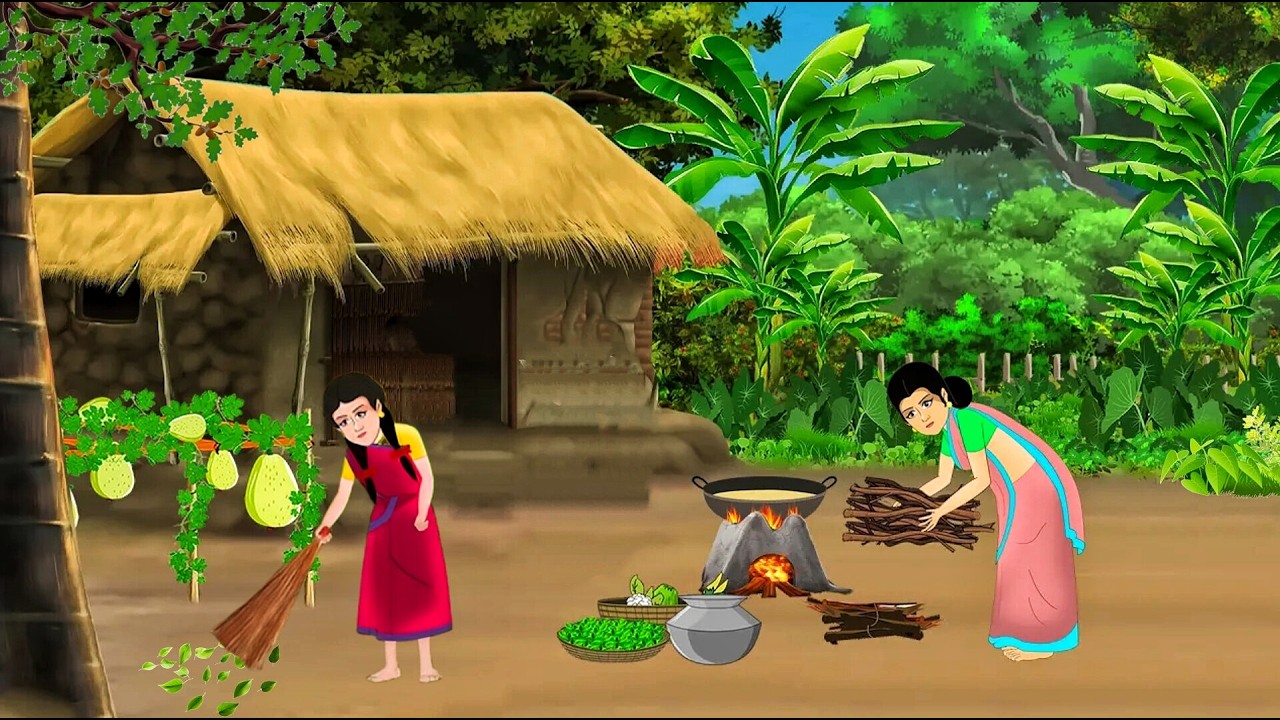 दो अनाथ बहनों का बलिदान | Hindi Kahani | Hindi Cartoon | Moral Stories | Cartoon Story 