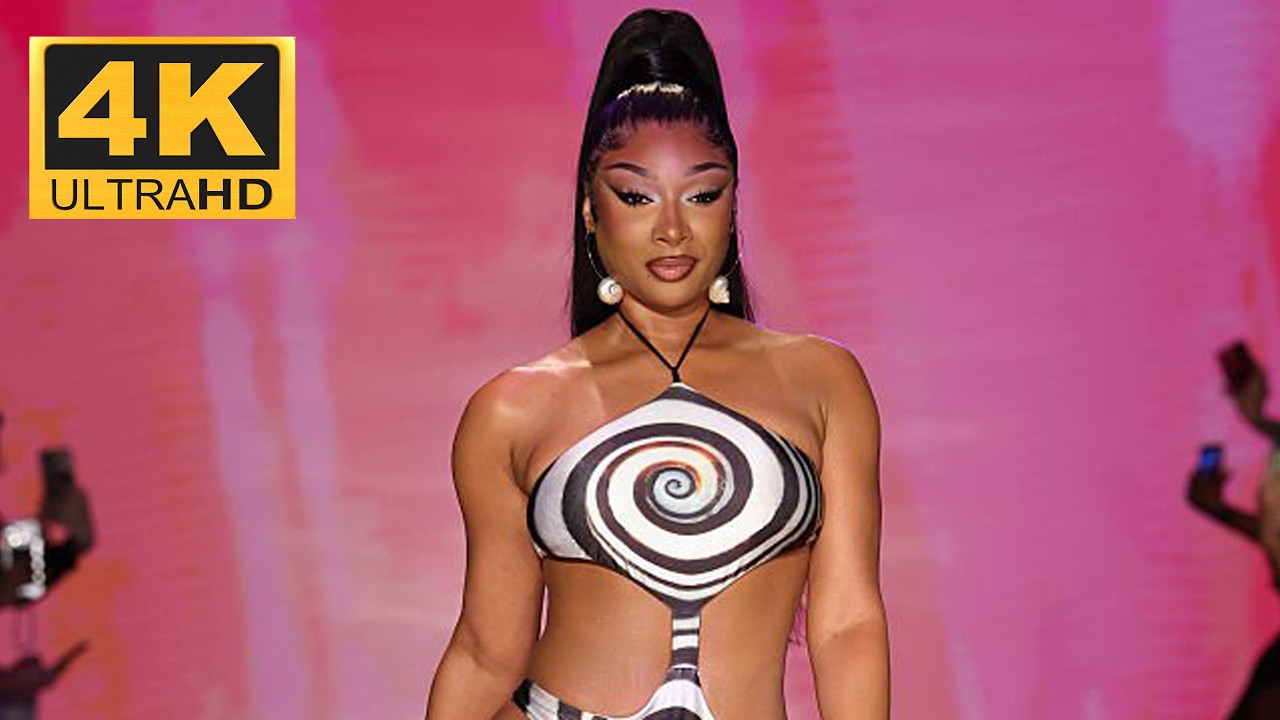 HGS By Megan Thee Stallion  | Spring/Summer 2027 | Miami Swim Week | Paraiso Beach - 4K