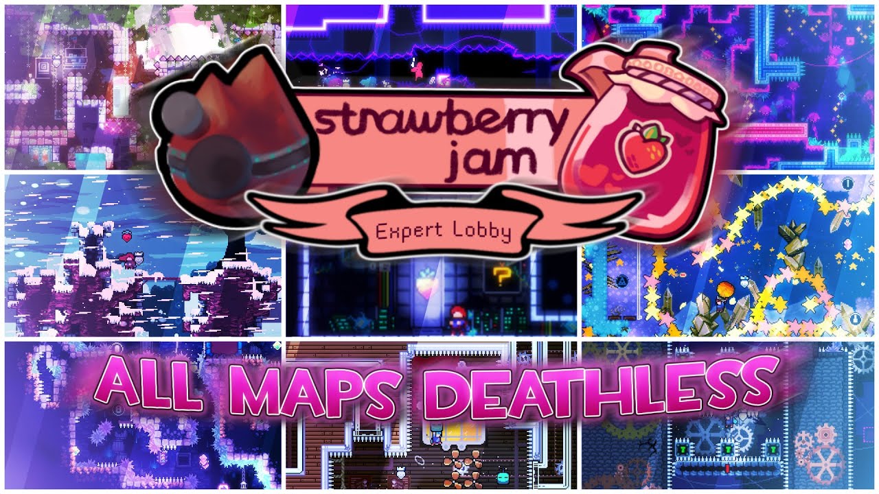 Celeste Strawberry Jam - Expert Lobby Rainbow Berry | All Maps Deathless