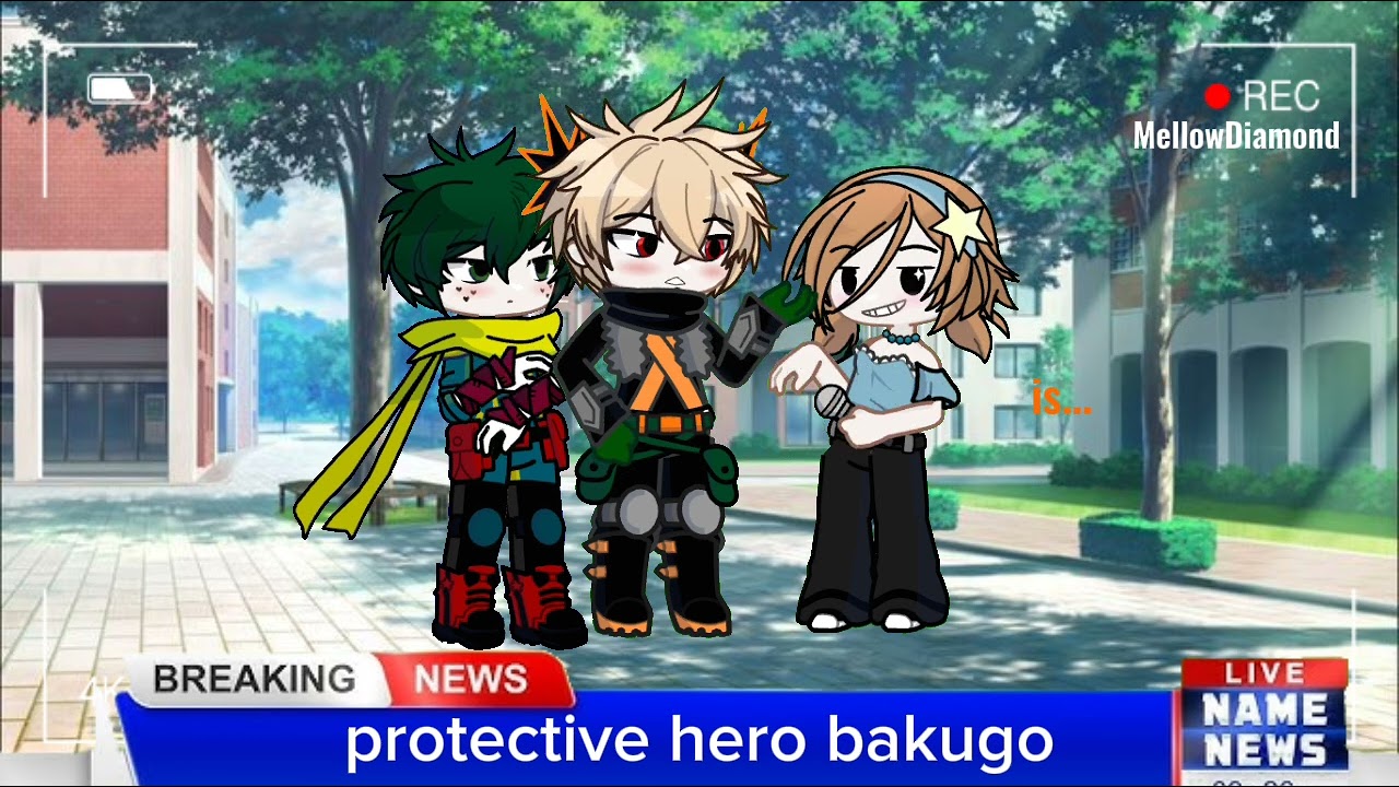 Protective hero bakugo MHA (My hero academia) og idea (pause to read!)