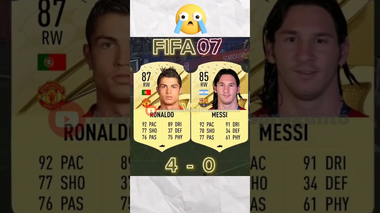 &iquest;Qui&eacute;n ha tenido mejores cartas en el FIFA, Cristiano o Messi?