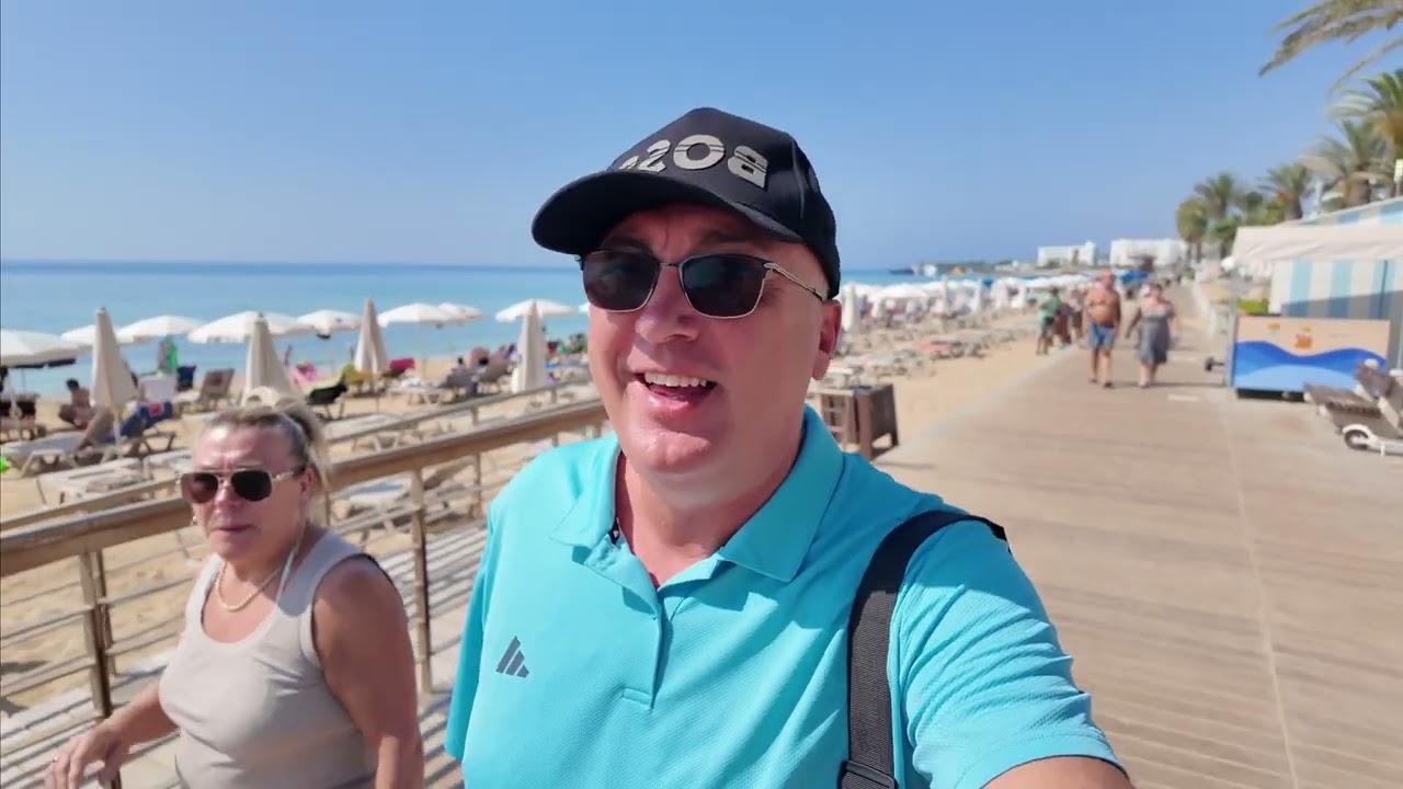 Cyprus  Protaras  Strip Travel day Vrissaki Hotel apartments American BBQ  Q Bar