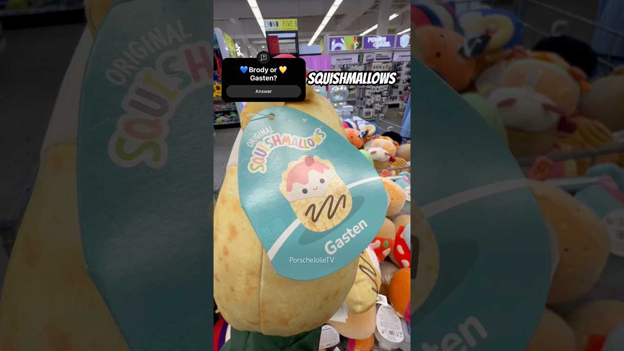 💙Brody or 💛Gasten Squishmallows❓#shorts #squishy #fyp #toys #squishmallows #plush #cute #juguetes