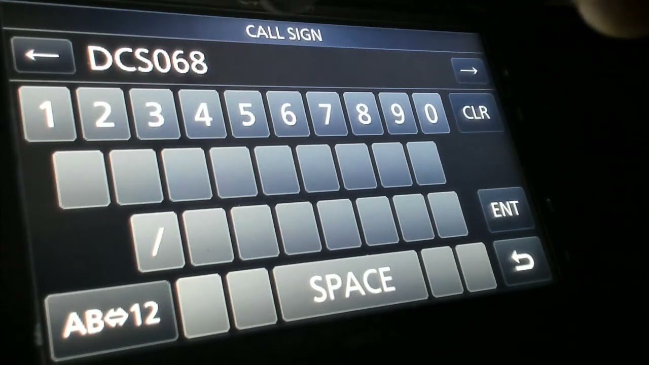 DSTAR  ICOM 705 Come memorizzare e usare UR con IC705  i4wrm