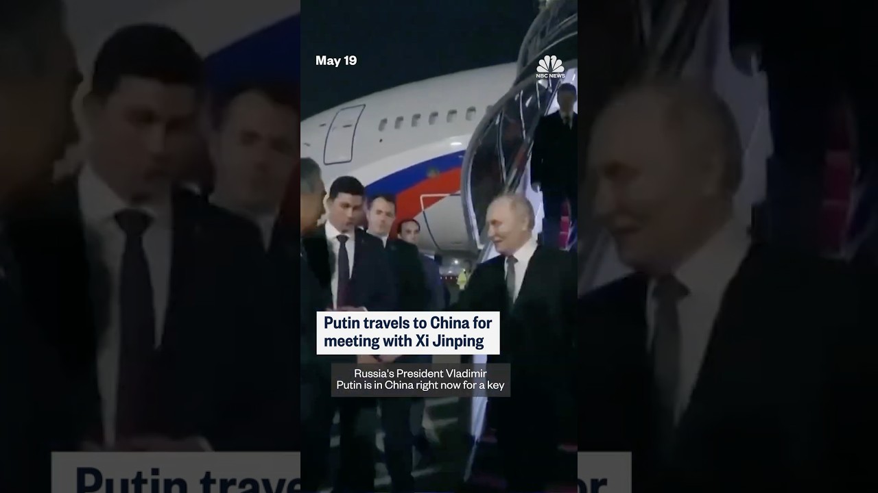 Putin travels to China for meeting with Xi Jinping