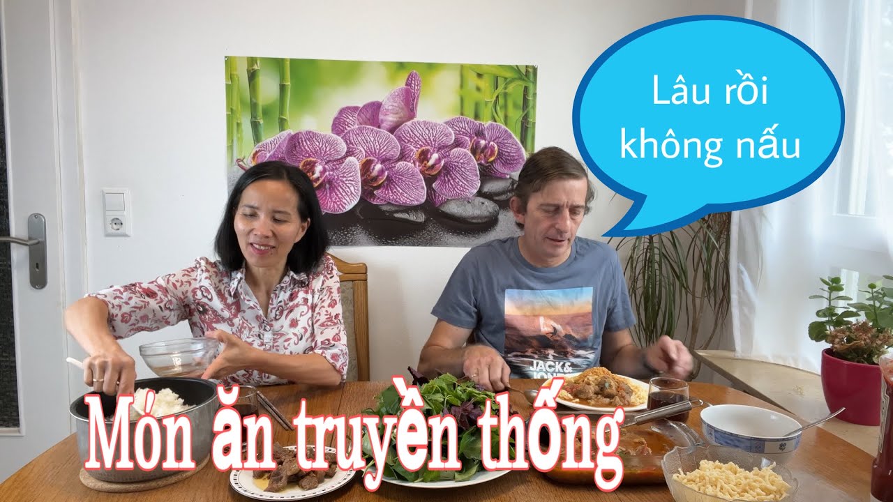 Vợ ăn món Việt, chồng ăn món Đức, Andi trách khéo vợ. Bữa cơm gia đình | Cuộc sống ở Đức
