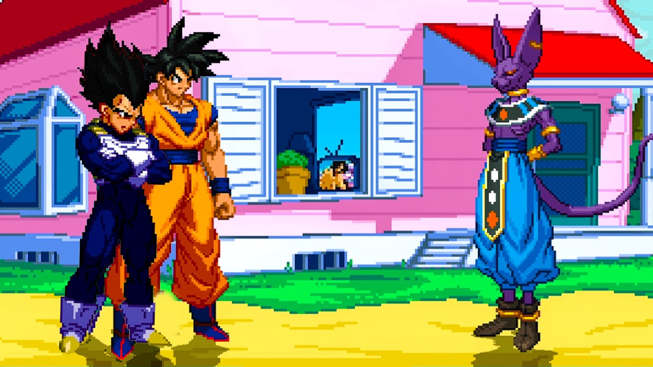 Goku & Vegeta Vs. Lord Beerus -  Saiyan united