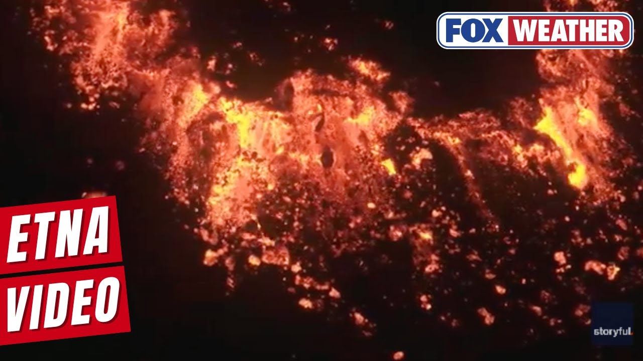 Watch: Lava Spills Out Of Mount Etna In Cool Drone Video