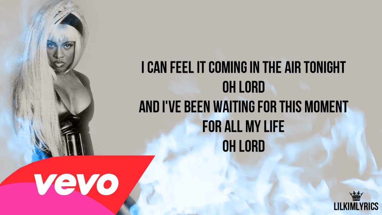 Lil' Kim - In The Air Tonite ft. Phil Collins (Lyrics Video) HD