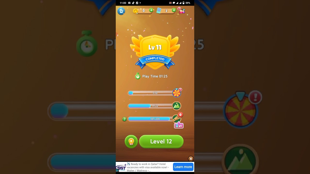 Royal Bolt:Screw Puzzle game level 11 to 12 