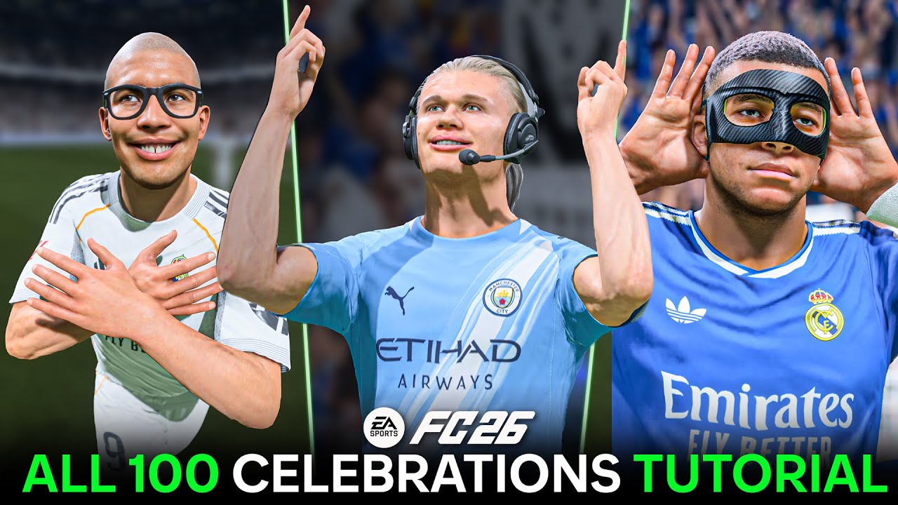 FC 26 ALL 100 CELEBRATIONS Tutorial #fc26 #celebrations