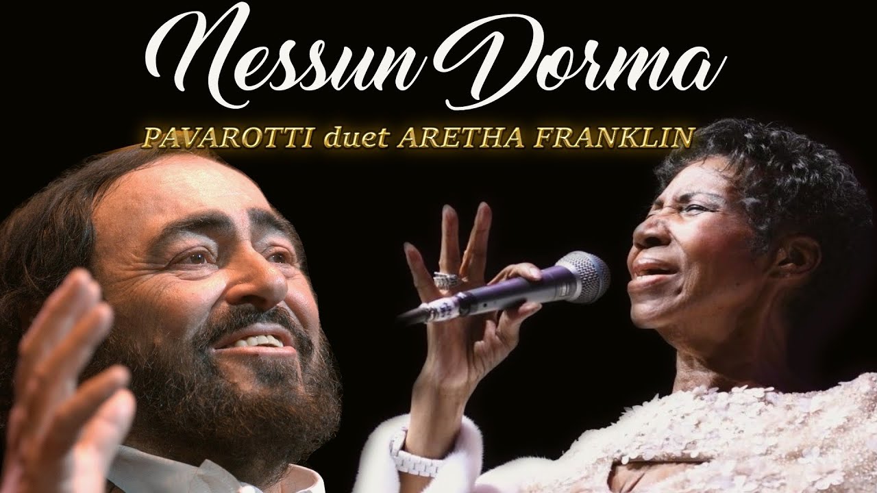 Pavarotti with Aretha Franklin - Nessun Dorma (Virtual Duet Mix) EPIC Version