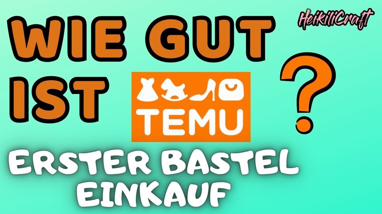 Mein erster Einkauf bei Temu 🤩 Temu Haul | Lohnt es sich ? Coole Bastelsachen