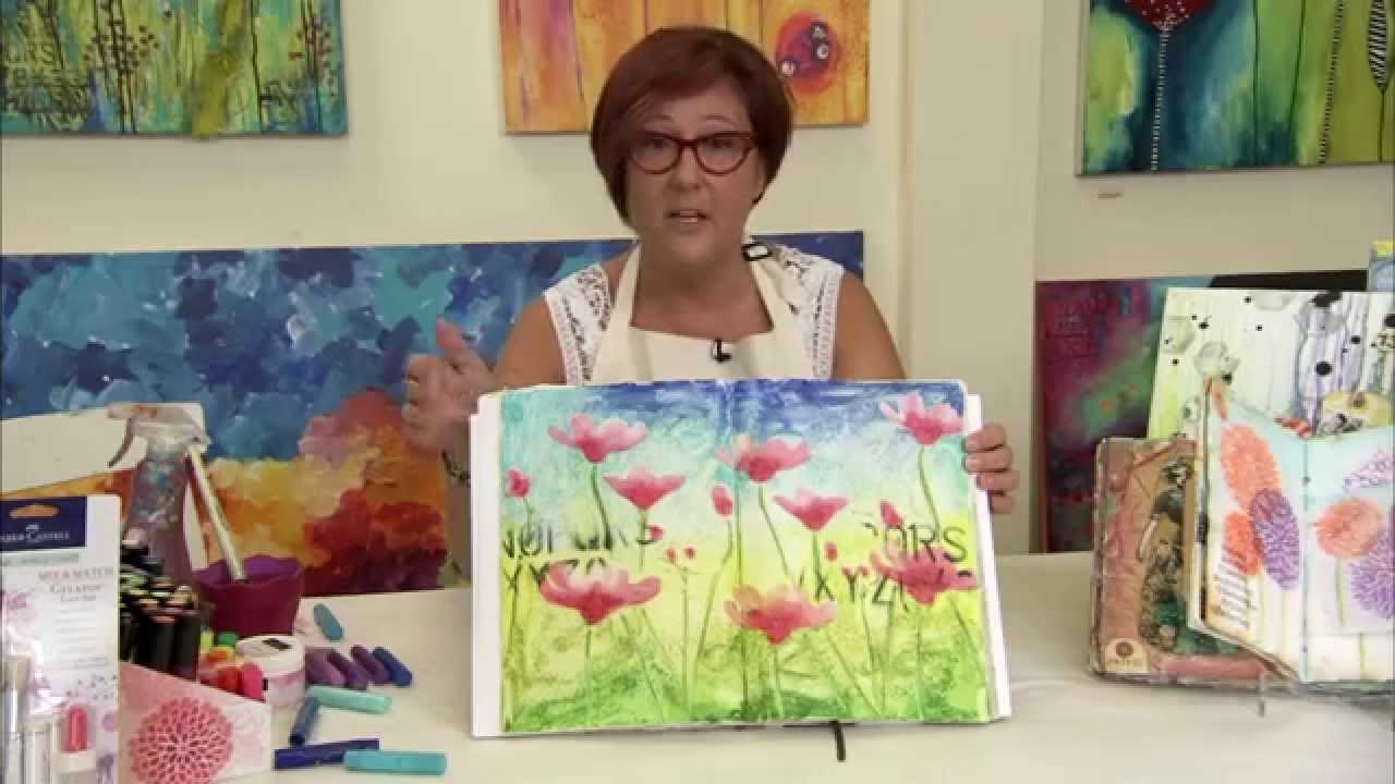 Faber-Castell Dripping Techniques with Gelatos