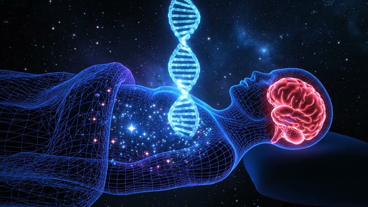 432Hz + 528Hz + 963Hz | The Deepest Healing Sleep: Whole Body Regeneration, Remove Insomnia #1