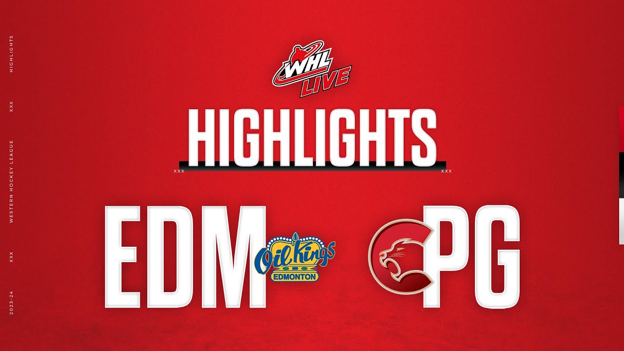 Edmonton Oil Kings at Prince George Cougars 12/27 | WHL Highlights 2023-24