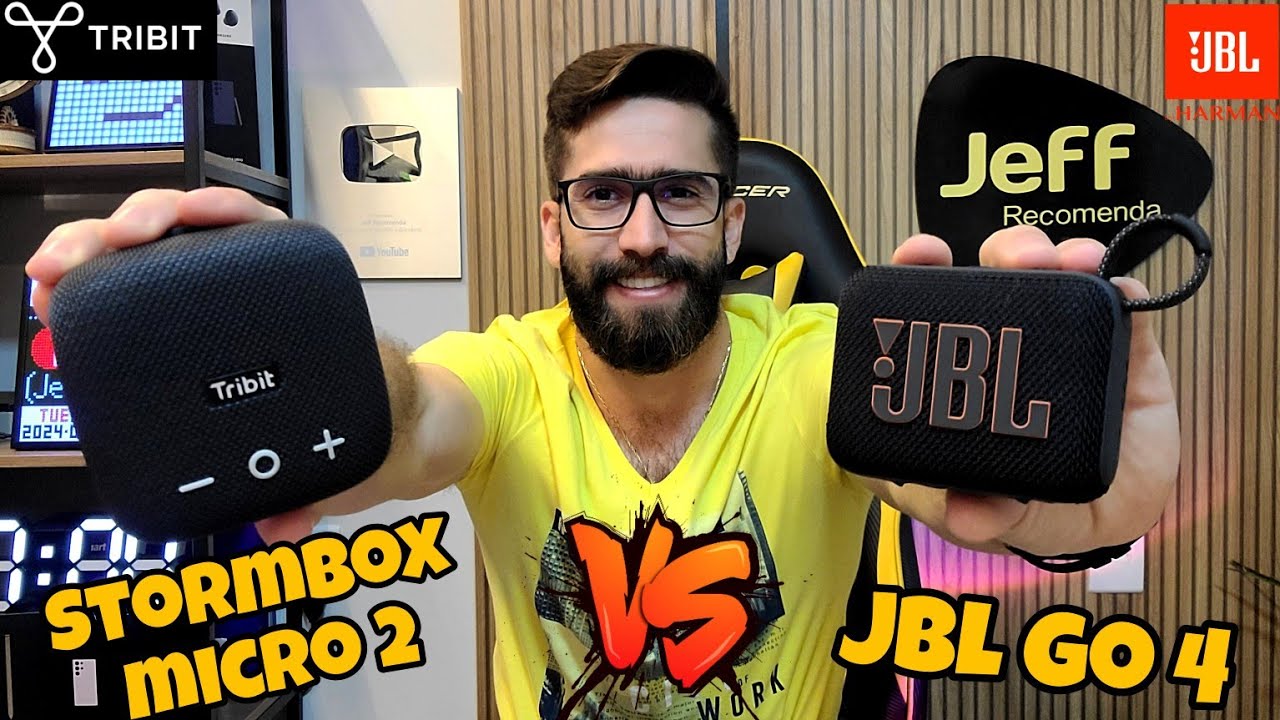 JBL GO 4 Vs TRIBIT STORMBOX MICRO 2: Qual é a melhor Caixa de som PORTÁTIL? (Comparativo)