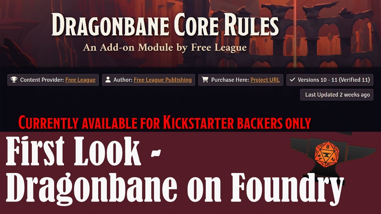Первый взгляд: Dragonbane на Foundry VTT — официальный модуль.