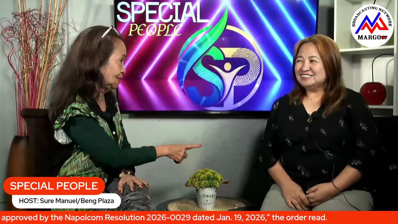 SPECIAL PEOPLE (MARGO TV Broadcasting Network JAN. 21, 2026)