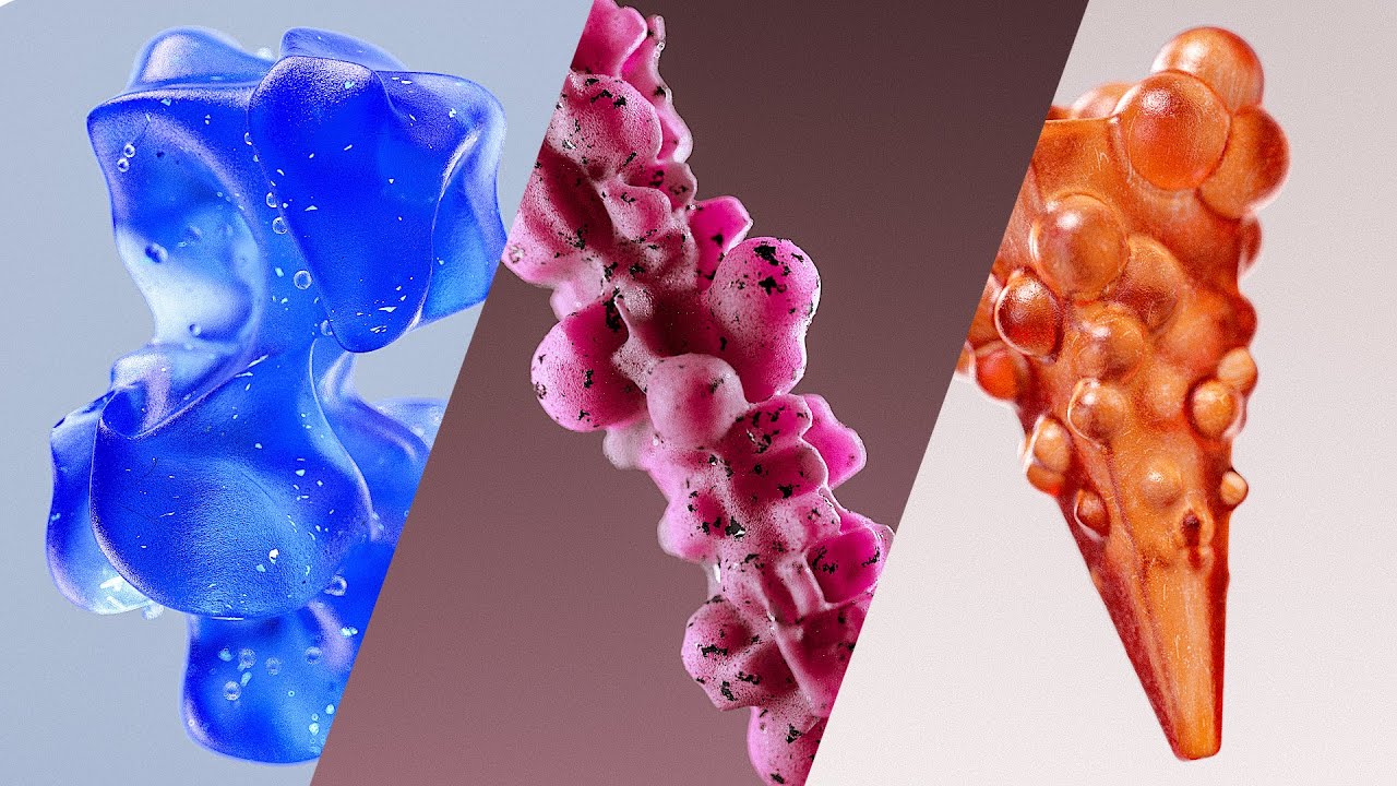 Organic Shapes - Cinema 4D / Redshift Speedart