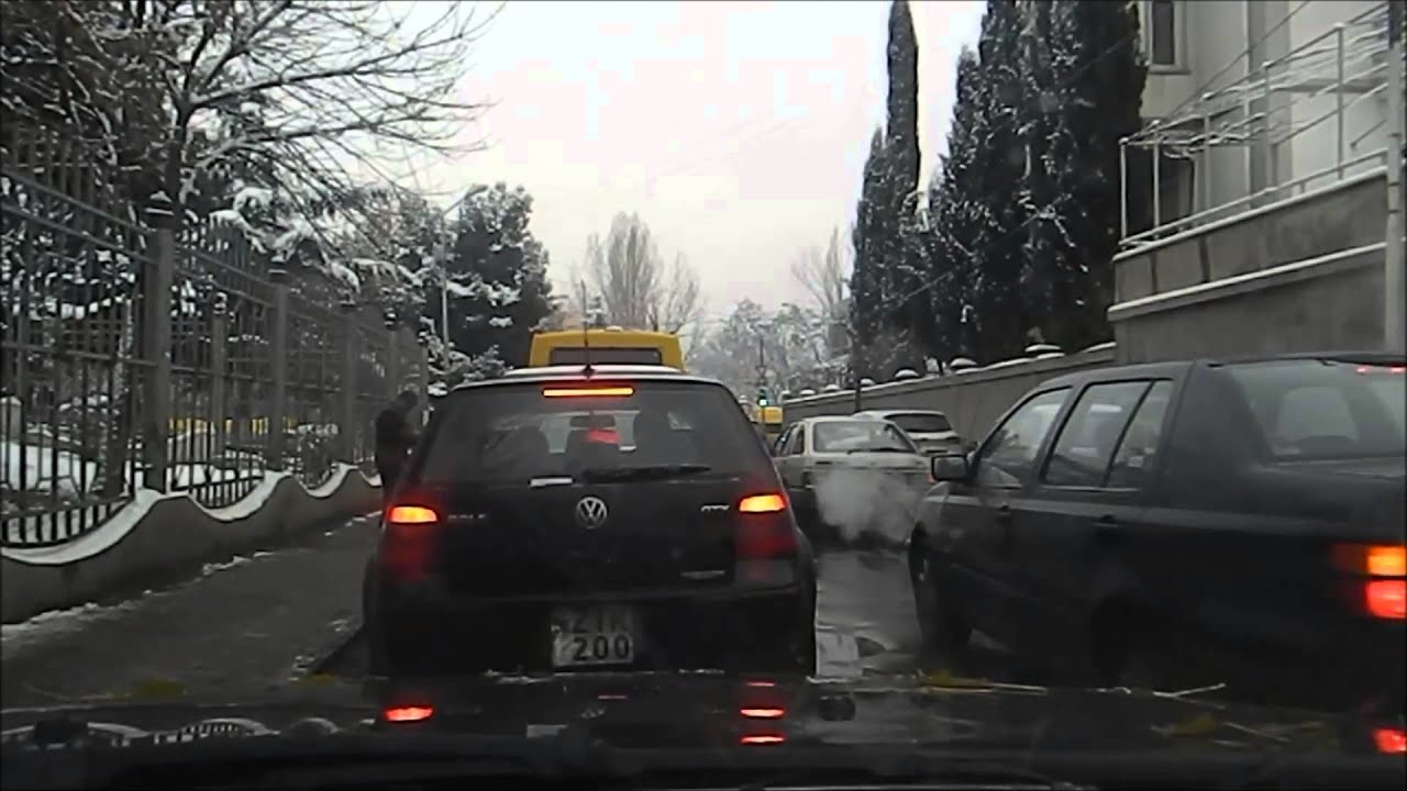 Driving in the city 1. Tbilisi streets. улици Тбилиси
