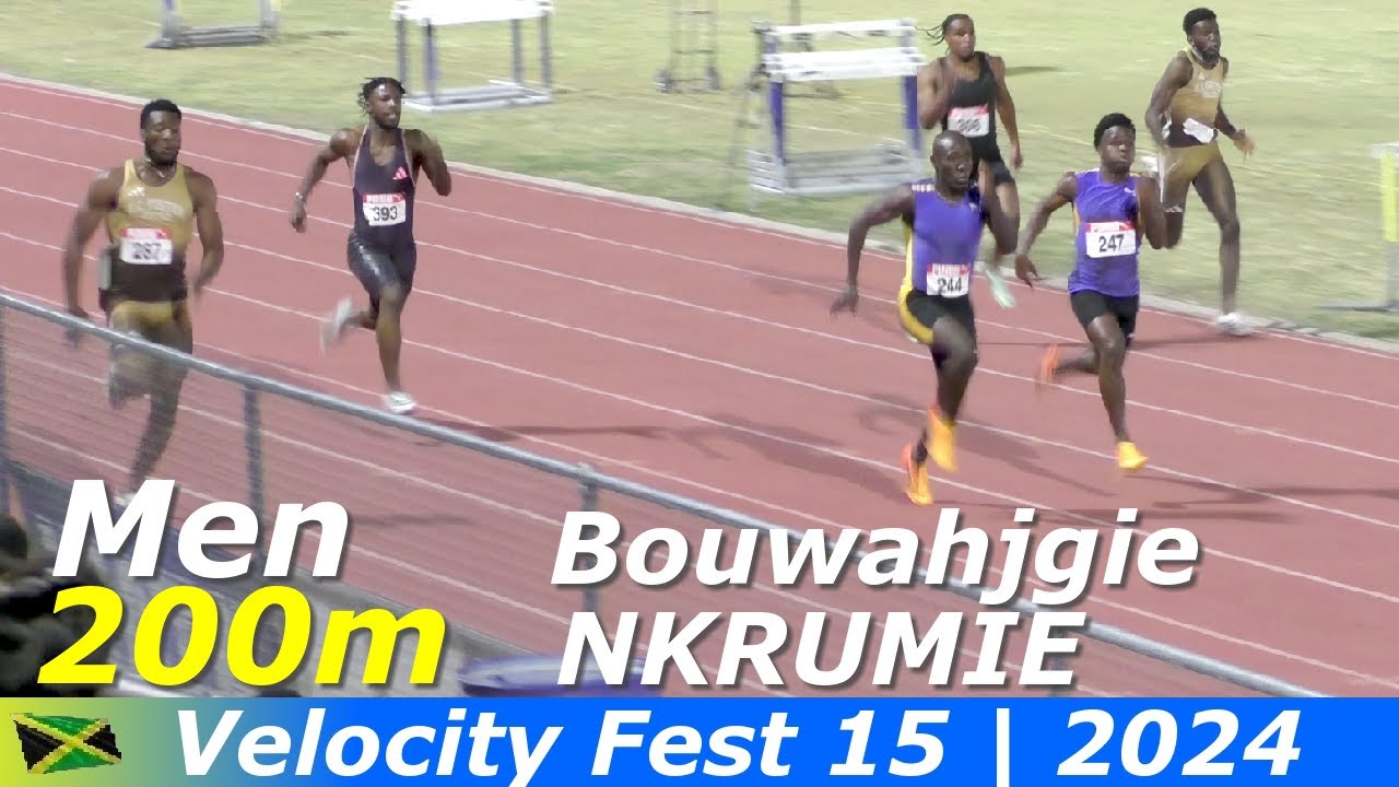 Jazeel MURPHY | Michael SHARP | Ashanie SMITH | Men 200m | Velocity Fest 15