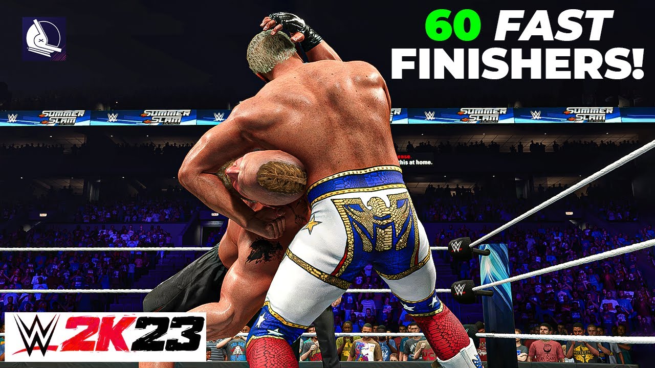 WWE 2K23: 60 Fastest Finisher REVERSALS in the game