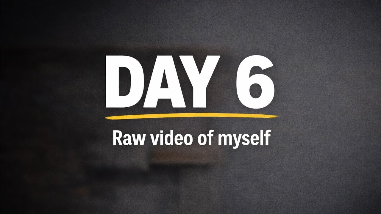 Day 6 || video 6|| 365 video making in 2026|| no fancy cam, no mic no edit raw of myself improvement