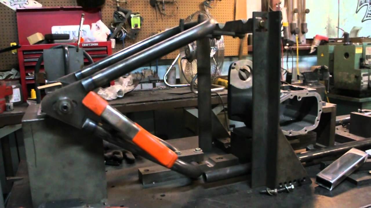 Frame build video 4 Rear loops installed